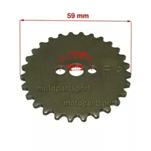 28T タイミングカムチェーンスプロケット Zongshen W125-G 油冷 110 125cc 水平 28T Timing Cam Chain Sprocket For zongshen W125-G oil-cool 110 125cc horizontal 【並行輸入品】