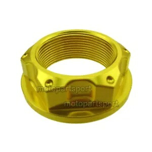 アルミステアリングステムヘッドナット M24 スズキ RM125 RM250 RMX450 RMZ250 RMZ450 Aluminum Steering Stem Head Nut M24 For Suzuki RM125 RM250 RMX450 RMZ250 RMZ450 【並行輸入品】