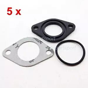 5 セット 25 ミリメートルキャブレターマニホールドインテークパイプガスケットスペーサーシール CRF ピットダートバイク 5 Sets 25mm Carburetor Manifold Intake Pipe Gasket Spacer Seal CRF Pit Dirt Bike 【並行輸入品】