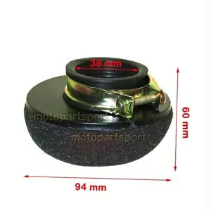 38 ミリメートルエアフィルタークリーナーポッドピットダートバイククワッド ATV ゴーカートカートバギー用 38mm Air Filter Cleaner Pod For Pit Dirt Bike Quad ATV Go Kart Cart Buggy 【並行輸入品】