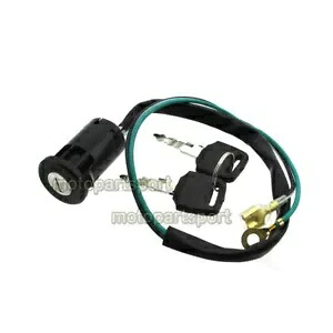 2 ワイヤー点火キースイッチミニダートポケットバイク ATV クワッドゴーカートカートモト 2 Wire Ignition Key Switch For Mini Dirt Pocket Bike ATV Quad Go Kart Cart Moto 【並行輸入品】