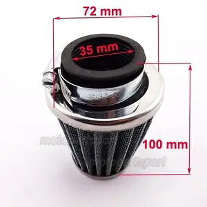 35 ミリメートルエアクリーナーフィルターカズマミーアキャット 50cc ファルコン 90cc レッドキャット 110CC ATV 用 35mm Air Cleaner Filter For Kazuma Meerkat 50cc Falcon 90cc Redcat 110CC ATV 【並行輸入品】