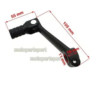 短いアルミギアシフトレバー 50 70 90 110 125 140 150 250cc ダートピットバイク用 Short Aluminum Gear Shift Lever For 50 70 90 110 125 140 150 250cc Dirt Pit Bike 【並行輸入品】