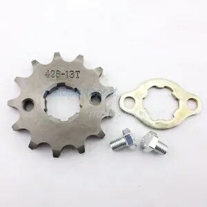 428 13 T 20mm フロントエンジンスプロケット XR50 KLX110 TTR ダートピットバイク ATV クワッド用 428 13 T 20mm Front Engine Sprocket for XR50 KLX110 TTR Dirt Pit Bike ATV Quad 【並行輸入品】
