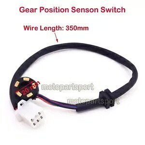 ギアポジションセンサースイッチトランスミッションインジケーター 5 ワイヤーオートバイ ATV クワッド Gear Position Sensor Switch Transmission Indicator 5 Wire Motorcycle ATV Quad 【並行輸入品】