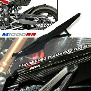 カーボンファイバーチェーンシールドガードカバープロテクター BMW S1000RR 19-22 M1000用 Carbon Fiber Chain Shield Guard Cover Protector for BMW S1000RR 19-22 M1000 【並行輸入品】