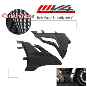 Ducati Streetfighter V4 用カーボンファイバーベリーパン下部フェアリングカバーパネル Carbon Fiber Belly Pan Lower Fairing Cover Panel for Ducati Streetfighter V4 【並行輸入品】