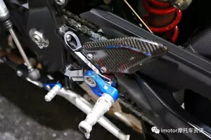BMW S1000RR 19-22 カーボンリアセット フットレスト フットリアセット ブルーアルミニウムに適合 fit BMW S1000RR 19-22 Carbon Rear Set Footrests Foot Rearset Blue Aluminum 【並行輸入品】|カスタムパーツ WORLD倉庫