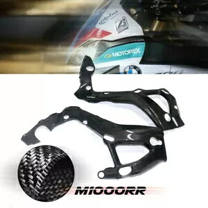 カーボンファイバーオートバイサイドフレームパネルプロテクター BMW S1000RR 19-22 M1000用 Carbon Fiber Motorcycle Side Frame Panel Protector for BMW S1000RR 19-22 M1000 【並行輸入品】｜カスタムパーツ WORLD倉庫