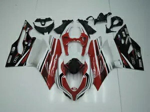 モーターフェアリングボディワークキットカウリングドゥカティ 899 1199 パニガーレ 12-15 ホワイト Motor Fairing Bodywork Work Kit Cowling for Ducati 899 1199 Panigale 12-15 white 【並行輸入品】