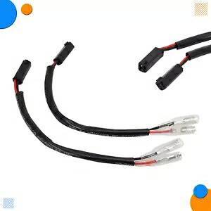 ターンシグナルプラグワイヤーアダプターコネクタスズキ GSXR600 GSX-S1000 SV650 Turn Signal Plugs Wire Adaptor Connector For SUZUKI GSXR600 GSX-S1000 SV650 【並行輸入品】