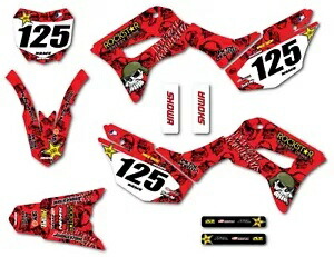 カスタムステッカーキット Honda CRF 125 F 2019 - 2022 METAL STYLE MX グラフィックス Custom sticker kit for Honda CRF 125 F 2019 - 2022 METAL STYLE MX graphics 【並行輸入品】