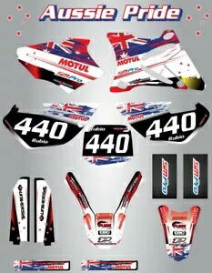 フルカスタムグラフィックキット -AUSSIE PRIDE - HONDA CRF 70 - 2003 / 2012 Full Custom Graphic Kit -AUSSIE PRIDE - HONDA CRF 70 - 2003 / 2012 【並行輸入品】