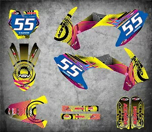 KTM 50 2016 - 2023 NEON STYLE ステッカーに適合するカスタム グラフィックス フルキット Custom Graphics Full Kit to Fit KTM 50 2016 - 2023 NEON STYLE stickers 【並行輸入品】