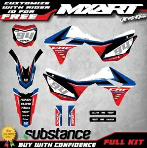 グラフィックスホンダ CRF 125 F 2019 - 2023 ステッカーキットデカール FLUID STYLE ステッカー Graphics Honda CRF 125 F 2019 - 2023 sticker kit decals FLUID STYLE stickers 【並行輸入品】