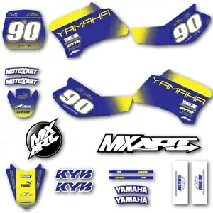フルカスタムグラフィックキット モンテカルロスタイルはヤマハ TTR 90 デカールステッカーキットに適合します Full Custom Graphic Kit Monte Carlo style fits Yamaha TTR 90 decals sticker kit 【並行輸入品】