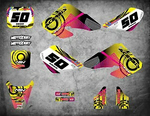 フルカスタムグラフィックキット ホンダ XR 50 - 2000 - 2003 NEON STYLE デカール Full Custom Graphic Kit Honda XR 50 - 2000 - 2003 NEON STYLE decals 【並行輸入品】
