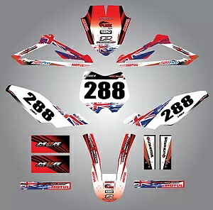フルカスタムグラフィックキット BARBED STYLE ハスクバーナ CR 50 - 2011 - 2016 デカールに適合 Full Custom Graphic Kit BARBED STYLE fits Husqvarna CR 50 - 2011 - 2016 decals 【並行輸入品】