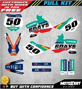 カスタムグラフィックス KTM 50 SX 2002 - 2008 6DS スタイルフルステッカーキットデカール Custom graphics for KTM 50 SX 2002 - 2008 6DS style full sticker kit decals 【並行輸入品】