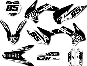 ステッカーキット グローブラックデカール KTM 85 SX 2013 2014 2015 2016 2017 ステッカーに適合 Sticker Kit Glow Black decals to fit KTM 85 SX 2013 2014 2015 2016 2017 Stickers 【並行輸入品】