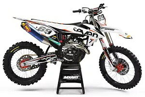 KTM 85 SX 2015 - 2017に適合するフルカスタムグラフィックグローバルスタイルデカール/ステッカー Full Custom Graphics GLOBAL STYLE decals/stickers to fit KTM 85 SX 2015 - 2017 【並行輸入品】