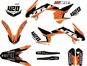 KTM 85 SX 2013 2104 2015 2016 2017 フックスタイルステッカーキットに適合するグラフィックスキット Graphics kits to fit KTM 85 SX 2013 2104 2015 2016 2017 HOOK STYLE sticker kit 【並行輸入品】