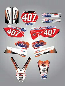 フルカスタムグラフィックキット -AUSSIE PRIDE - KTM 85 SX 2006 / 2012 Full Custom Graphic Kit -AUSSIE PRIDE - KTM 85 SX 2006 / 2012 【並行輸入品】