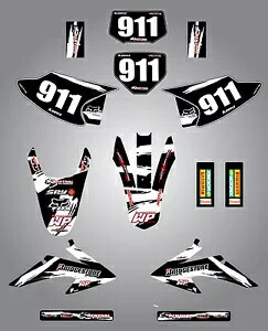 ホンダ CRF 150 F - 2008 / 2015 カスタム グラフィックス キット サファリ スタイル デカール Honda CRF 150 F - 2008 / 2015 Custom graphics kit Safari Style decals 【並行輸入品】