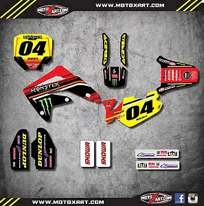 ホンダ CR 85 - 2002 - 2014 ステッカー キット - BURNOUT スタイル グラフィックス / デカール Honda CR 85 - 2002 - 2014 Sticker Kit - BURNOUT Style graphics / decals 【並行輸入品】