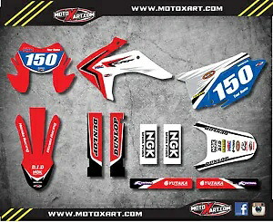 ホンダ CRF 150 F 2015 - 2017 カスタム グラフィック キット REBOUND スタイル デカール/ステッカー Honda CRF 150 F 2015 - 2017 Custom Graphic kit REBOUND style decals / stickers 【並行輸入品】