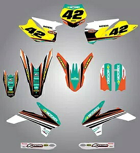 カスタムグラフィックスフルキット - ストライクスタイル/KTM 85 2013 - 2017 に適合するステッカー Custom Graphics full Kit - Strike Style / stickers to fit KTM 85 2013 - 2017 【並行輸入品】