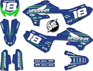 ヤマハ YZ 85 2022 2023 シニスタースタイルステッカーキットフルカスタムグラフィックスデカール YAMAHA YZ 85 2022 2023 Sinister style sticker kit Full Custom Graphics decals 【並行輸入品】