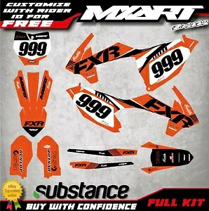 KTM 85 SX 2018 - 2023 HOSTILE STYLE 用カスタムグラフィックフルステッカーキット、デカール Custom graphics for KTM 85 SX 2018 - 2023 HOSTILE STYLE full sticker kit, decals 【並行輸入品】