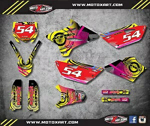 ヤマハ YZ 85 - 2015 - 2017 ネオンスタイルステッカーキット フルカスタムグラフィックキット YAMAHA YZ 85 - 2015 - 2017 NEON STYLE stickers kit Full Custom Graphic Kit 【並行輸入品】