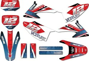 カスタムグラフィックスホンダ CRF 150 F 2008 - 2014 名簿スタイルフルステッカーキット Custom Graphics for Honda CRF 150 F 2008 - 2014 Roster style full sticker kit 【並行輸入品】