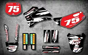 ヤマハ TTR 125 / 2000 - 2007 ステッカーキット SAFARI スタイルデカール完全カスタム Yamaha TTR 125 / 2000 - 2007 sticker kit SAFARI style decals Fully Custom 【並行輸入品】