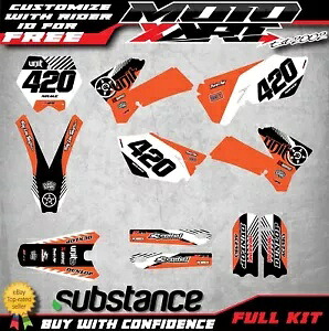 フルカスタムグラフィックキット KTM 85 SX 2006 - 2012 に適合する HUSH STYLE デカール Full Custom Graphics Kit HUSH STYLE decals to fit KTM 85 SX 2006 - 2012 【並行輸入品】