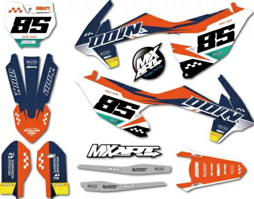 ステッカーキット グリーススタイルのデカール、KTM 85 SX 2018 - 2023 デカールグラフィックに適合します。 Sticker Kit Grease style decals to fit KTM 85 SX 2018 - 2023 decals graphics 【並行輸入品】