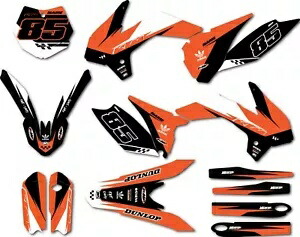 KTM 85 SX 2013 - 2017 アカウント スタイル ステッカー キット カスタム デカール用グラフィック Graphics for KTM 85 SX 2013 - 2017 Account Style sticker kit custom decals 【並行輸入品】