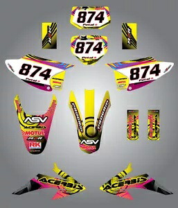 フルカスタムグラフィックキット ホンダ CRF150F-2008/2014 ネオンスタイルステッカーキット Full Custom Graphic Kit Honda CRF 150 F - 2008 / 2014 neon style sticker kit 【並行輸入品】