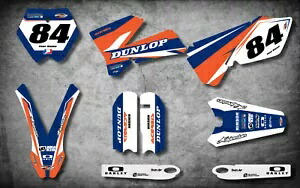 フルカスタムグラフィックキット FORCE STYLE デカール KTM 85 SX 2006 - 2012 モデルに適合 Full Custom Graphic Kit FORCE STYLE decals Fits KTM 85 SX- 2006 - 2012 models 【並行輸入品】