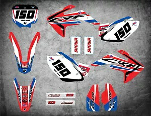 カスタムグラフィックフルキットホンダ CRF 150 R 2007 - 2019 洗練されたスタイルのステッカー Custom Graphics Full Kit For Honda CRF 150 R 2007 - 2019 SLEEK style stickers 【並行輸入品】