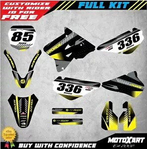 カスタムグラフィックフルキットスズキ RM 85 - 2000 - 2021 タグスタイルステッカーデカール Custom graphics full kit for Suzuki RM 85 - 2000 - 2021 TAG Style stickers decal 【並行輸入品】
