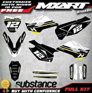 カスタムグラフィックキットは、Husqvarna TC 85 2014 2015 2016 2017 HERO スタイルデカールに適合します。 Custom graphic kit fits Husqvarna TC 85 2014 2015 2016 2017 HERO style decals 【並行輸入品】
