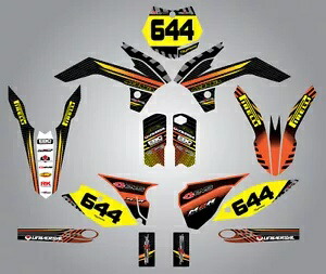 フルカスタムグラフィックキット - KTM 85 2013 - 2017 に適合するファクトリースタイル Full Custom Graphic Kit -FACTORY STYLE to fit KTM 85 2013 - 2017 【並行輸入品】