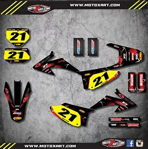 ホンダ CRF 150 F 2008 - 2014 カスタム グラフィック キット BARBED スタイル デカール/ステッカー Honda CRF 150 F 2008 - 2014 Custom Graphic kit BARBED style decals / stickers 【並行輸入品】