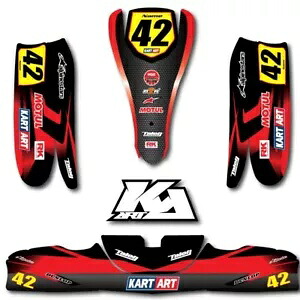 アロー X5 KART ART ステッカーキット THUNDER STYLE / グラフィックデカール カートステッカー Arrow X5 KART ART sticker kit THUNDER STYLE / graphics decals kart stickers 【並行輸入品】｜カスタムパーツ WORLD倉庫
