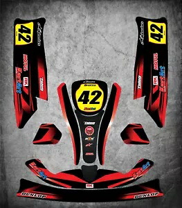 STILO Kart Thunder スタイルのステッカー デカールに適合する Go Kart グラフィックス Go Kart Graphics to fit STILO Kart Thunder style stickers decals 【並行輸入品】