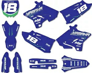 カスタムグラフィックスデカールキットヤマハ YZ 250 2015-2021 邪悪なスタイルステッカーキット Custom Graphics decal kit for Yamaha YZ 250 2015-2021 Sinister style sticker kit 【並行輸入品】