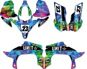 Tye スタイルステッカーキットは、ヤマハ ラプター YFZ 450R 2009 - 2013 QUAD ATV グラフィックスに適合します。 Tye Style sticker kit fits Yamaha Raptor YFZ 450R 2009 - 2013 QUAD ATV graphics 【並行輸入品】